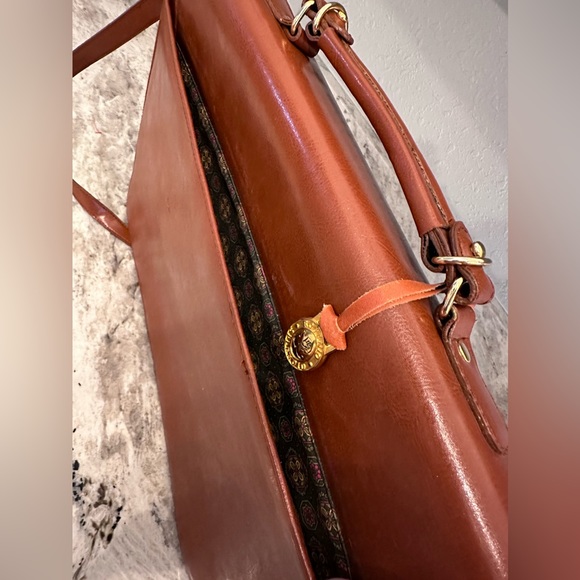 Vintage hard shell leather Rosineo Splendid briefcase - Picture 7 of 8